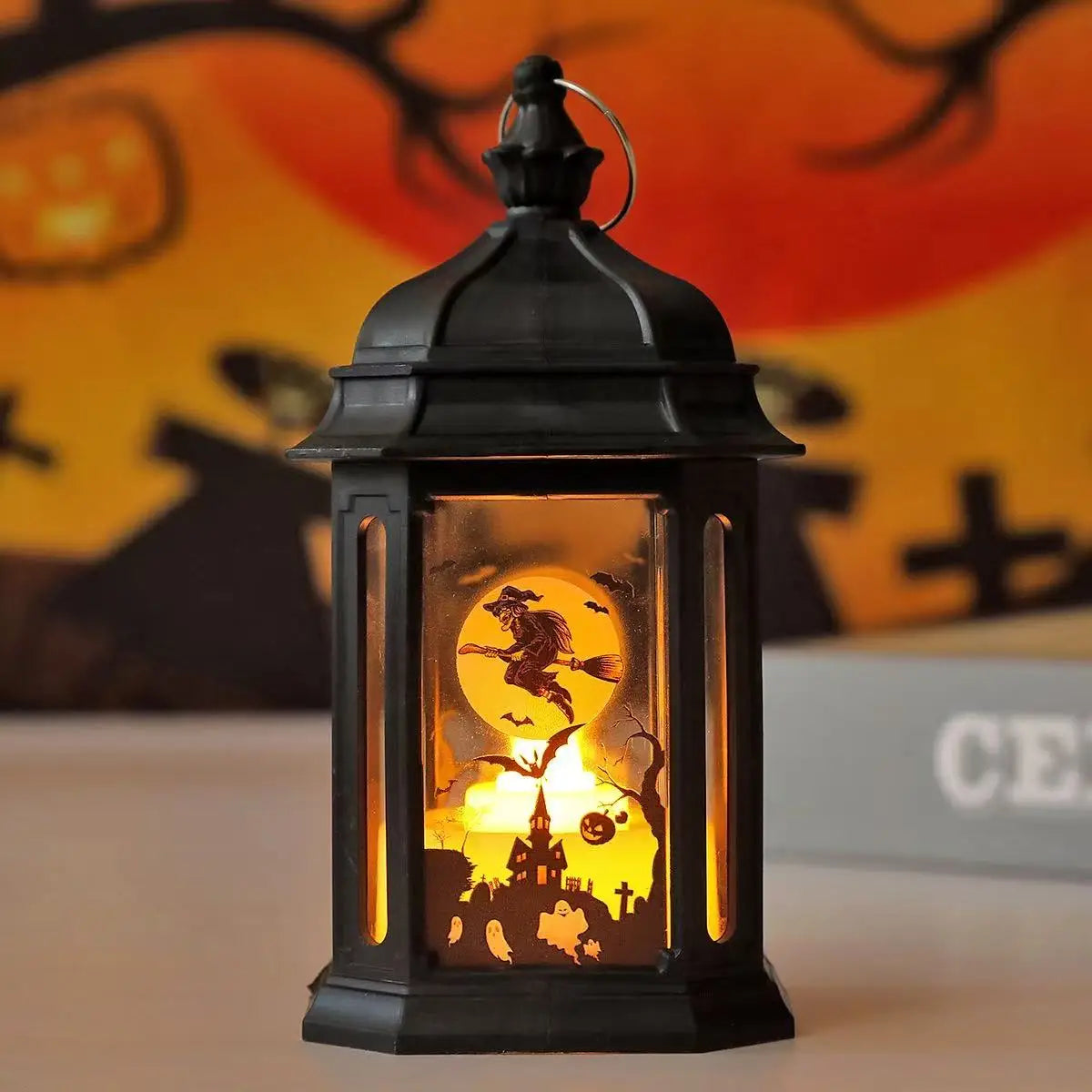 Petit Lanterne Design Motif Halloween Moderne