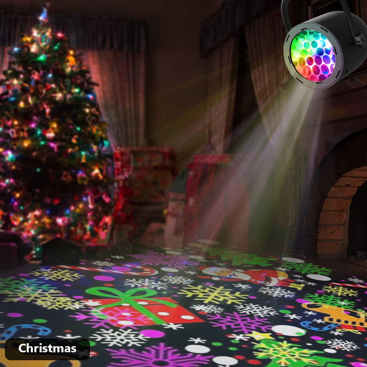 Petit Projecteur À Motifs Noël Féérique christmas