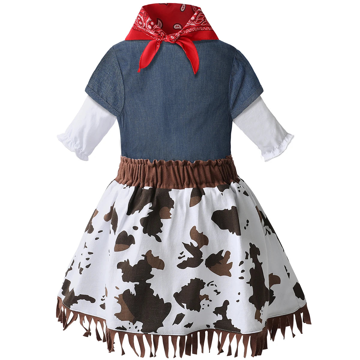 Petite Robe Cowboy Confortable pour Enfant Dos
