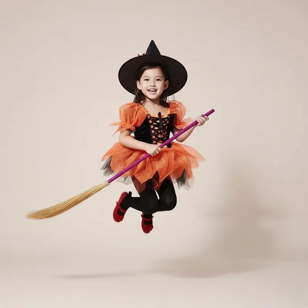 Petite Robe Sorcière à Lacet