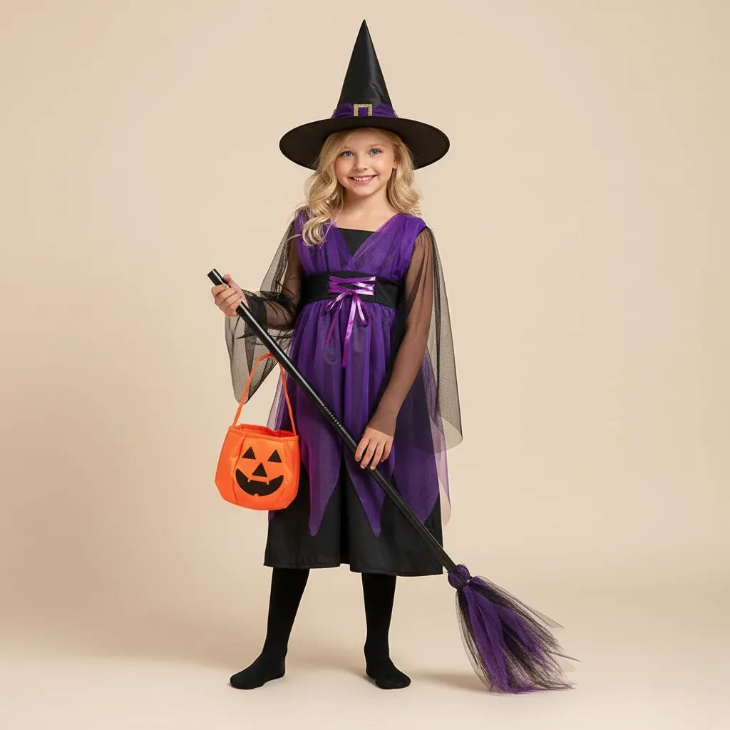 Petite Robe pour Sorcière Accessoirisée