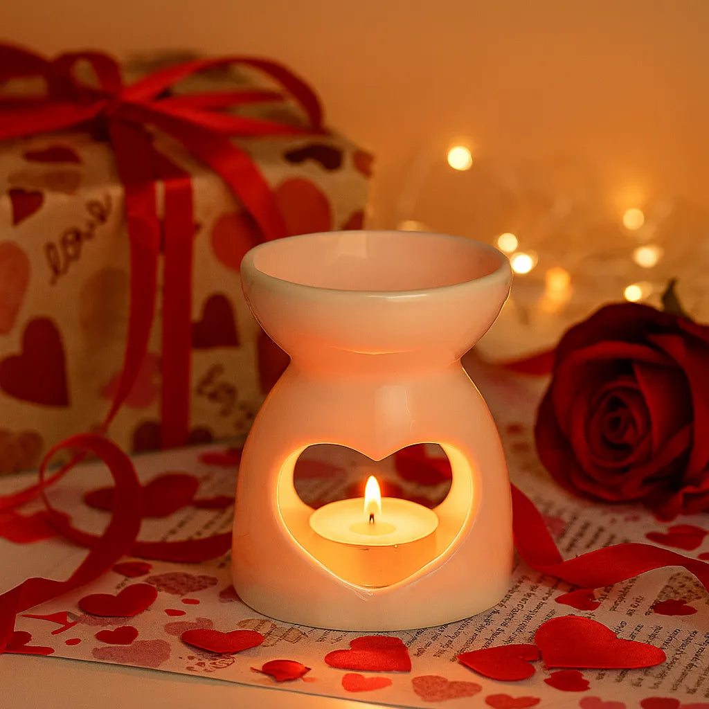 Photophore Cœur en Céramique