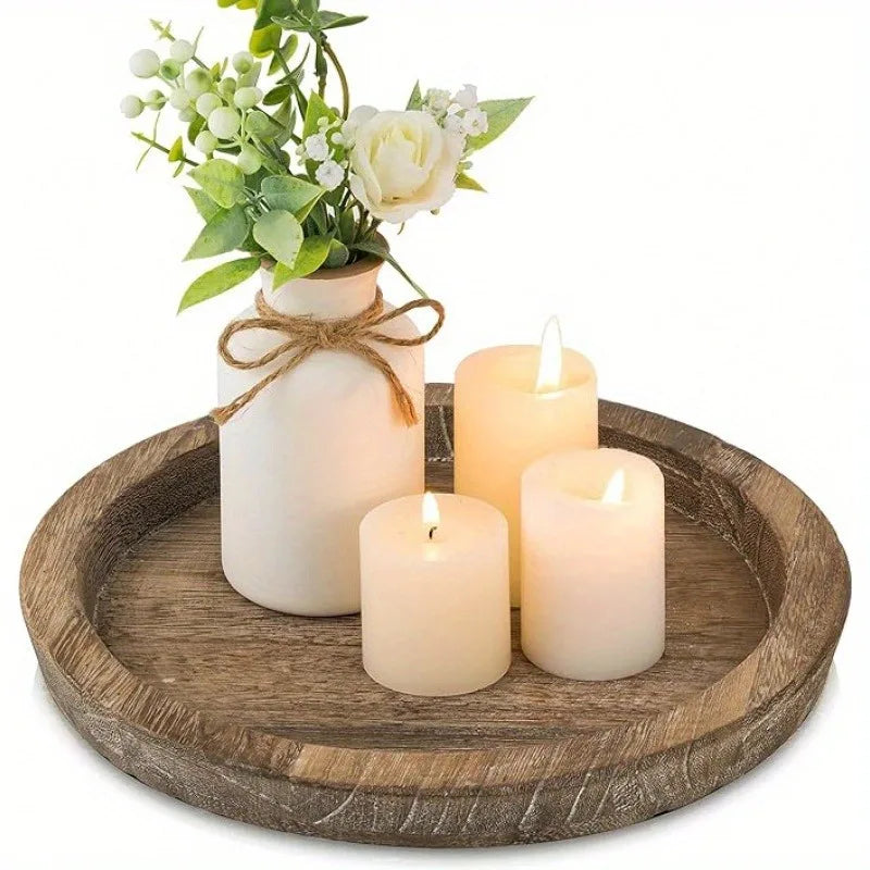 Plateau en Bois Design pour Centre de Table Design