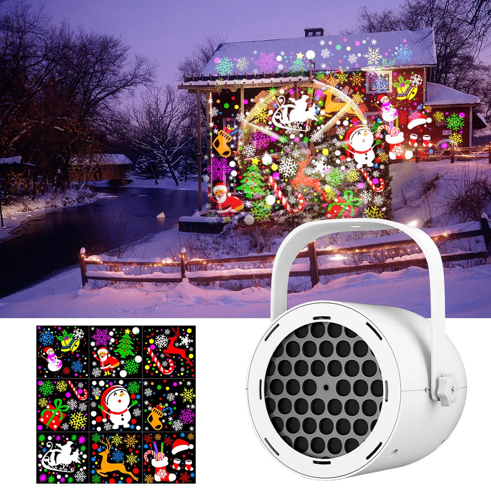 Projecteur Ambiance Noël Coloré chic