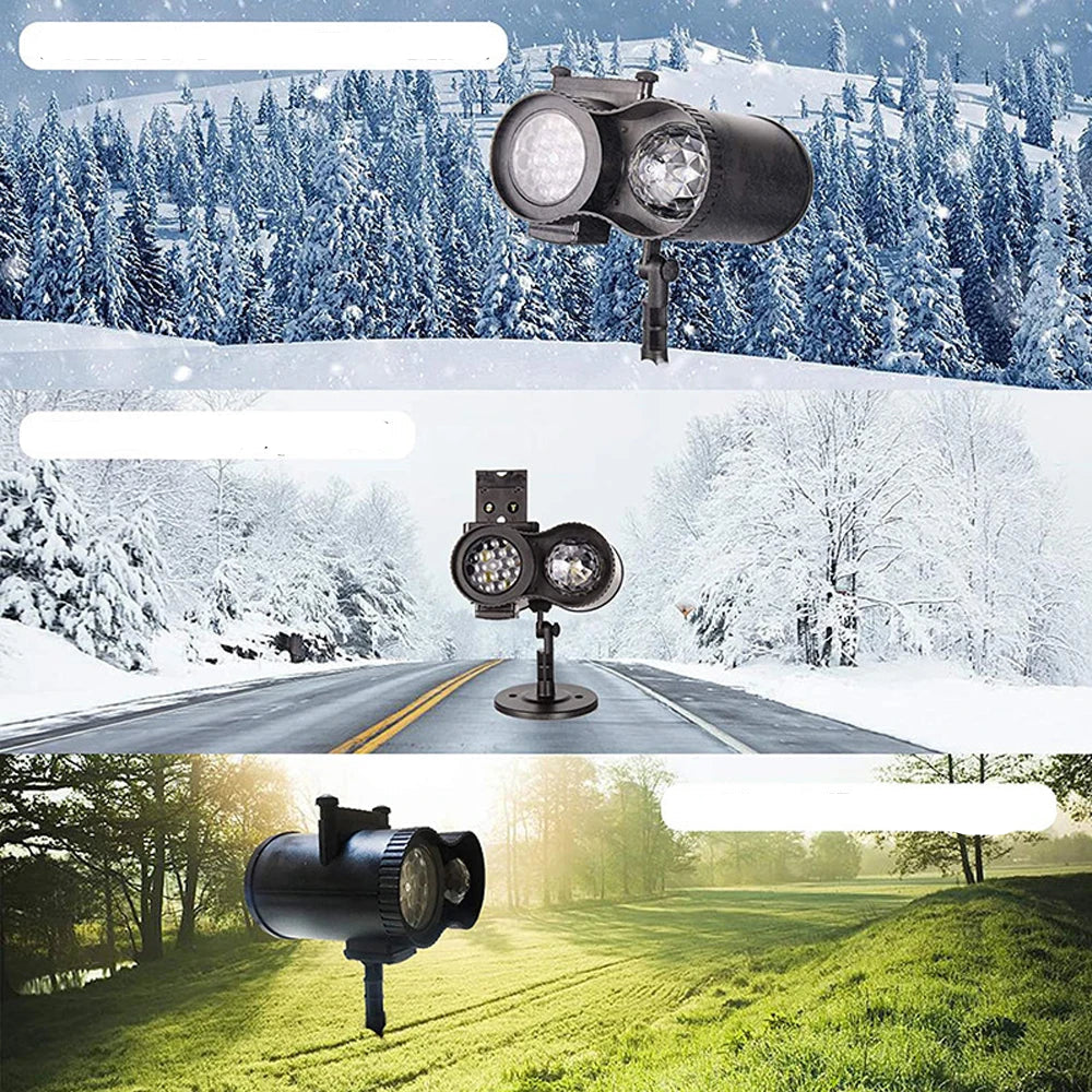 Projecteur Noël Double Tube durable