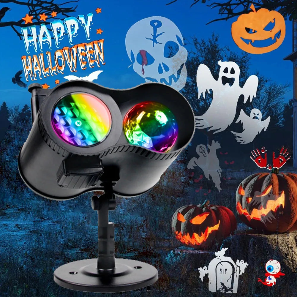 Projecteur Noël Double Tube hallowen