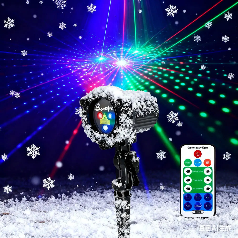 Projecteur Noël Jardin Féérique stylé