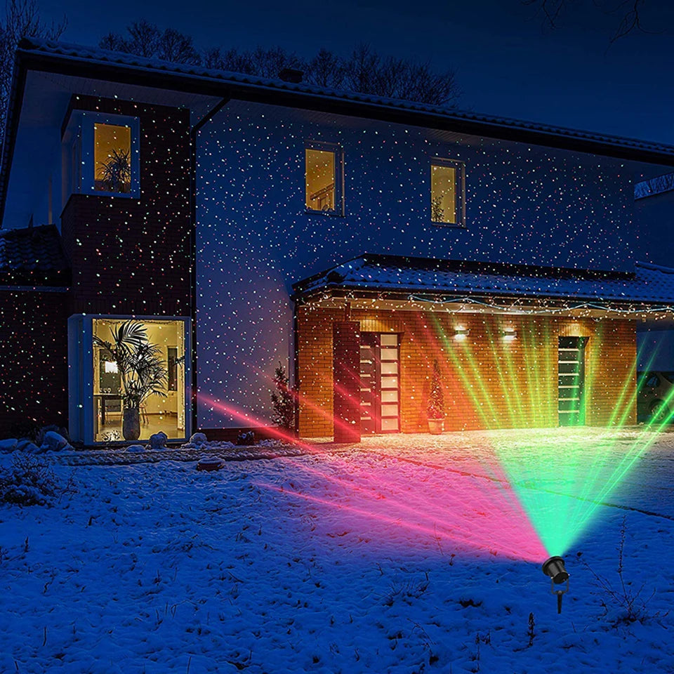 Projecteur Noël Laser Rouge Et Vert chic