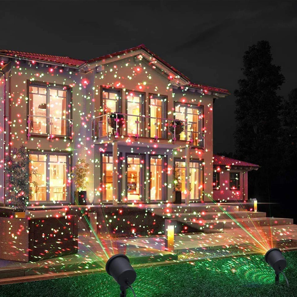 Projecteur Noël Laser Rouge Et Vert de qualité