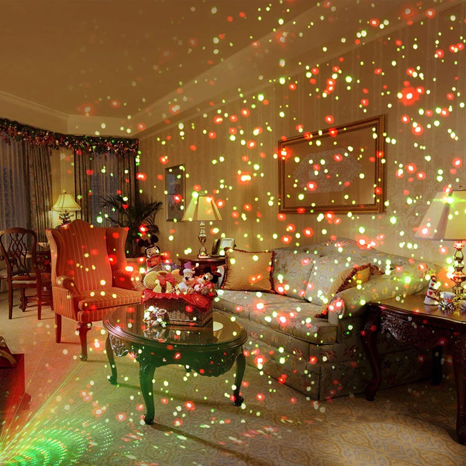 Projecteur Noël Laser Rouge Et Vert festif