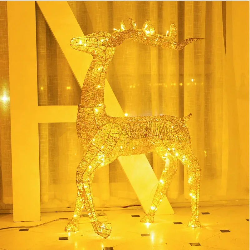 Rennes 3D en Fer et en Fil d’Or Noël