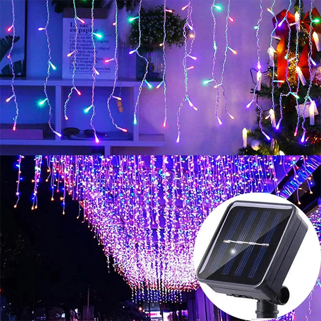 Rideau Lumineux Noël Multicolore