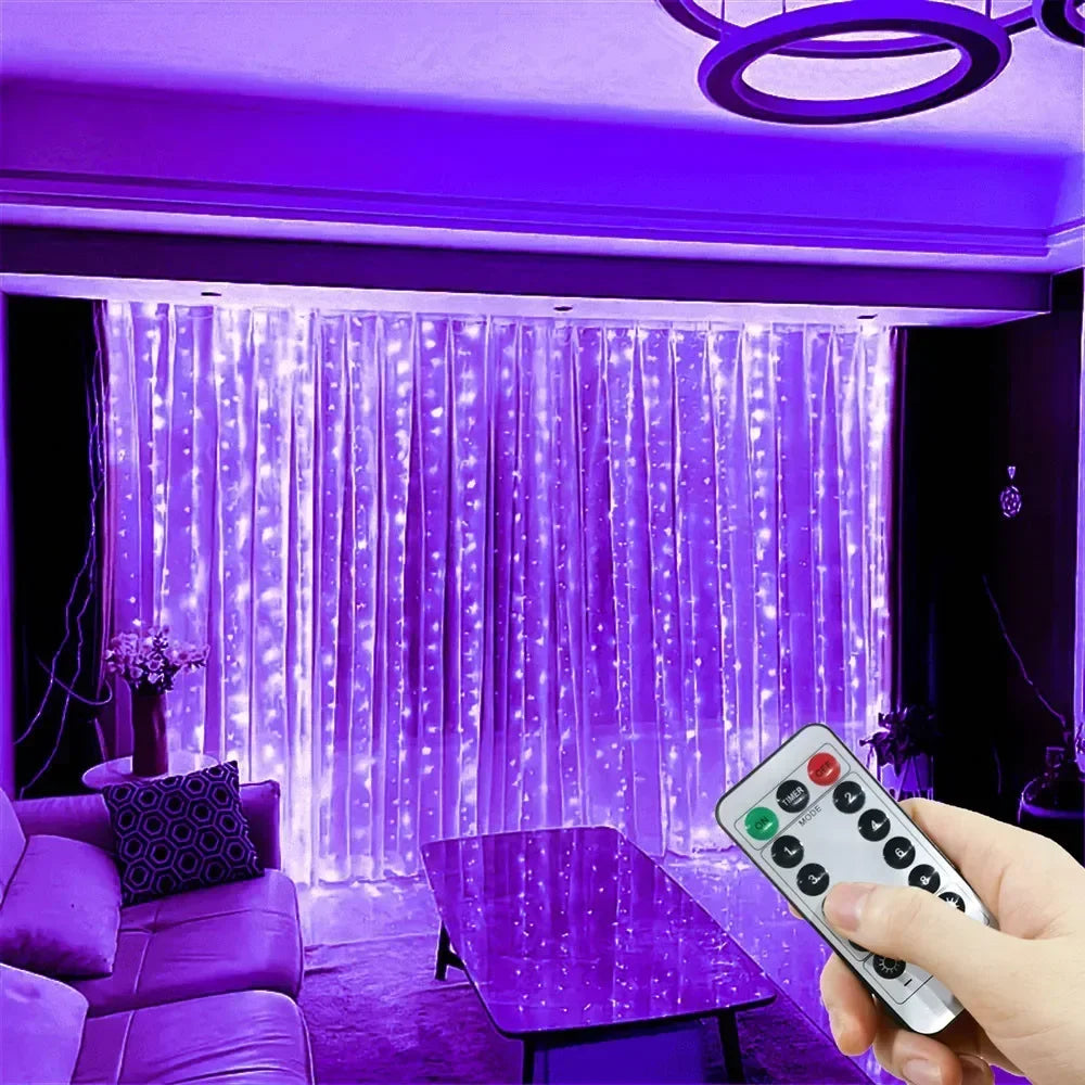 Rideau Lumineux Violet