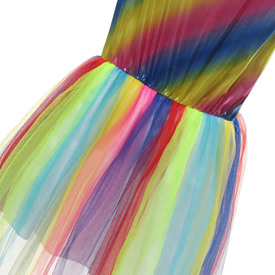 Robe Arc-en-ciel Licorne Fille Design