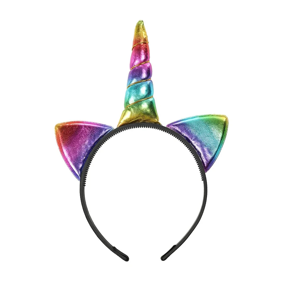 Robe Arc-en-ciel Licorne Fille Serre-tête