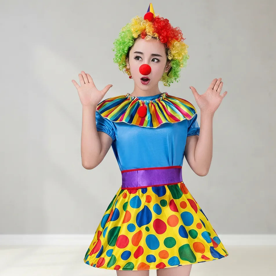 Robe Clown Femme Bleue