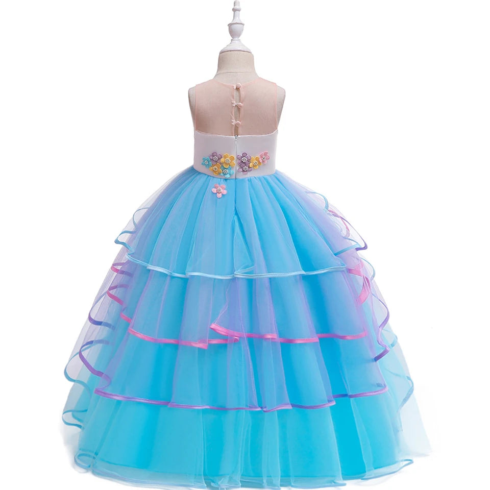Robe Licorne Bleue Design fluide