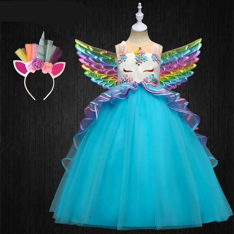 Robe Licorne Bleue Design stylé