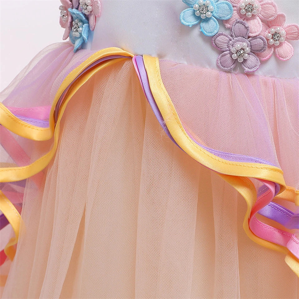 Robe Licorne Jaune Haut de Gamme léger