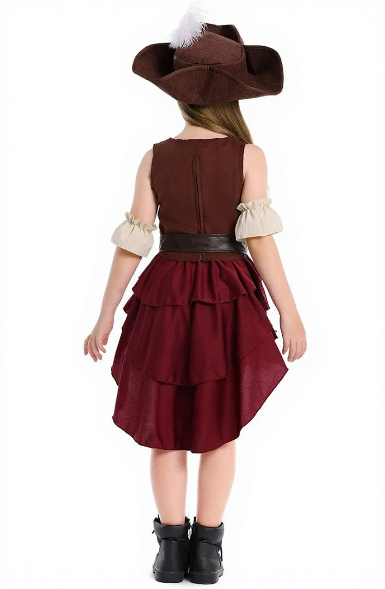 Robe Pirate Marron Fille qualité