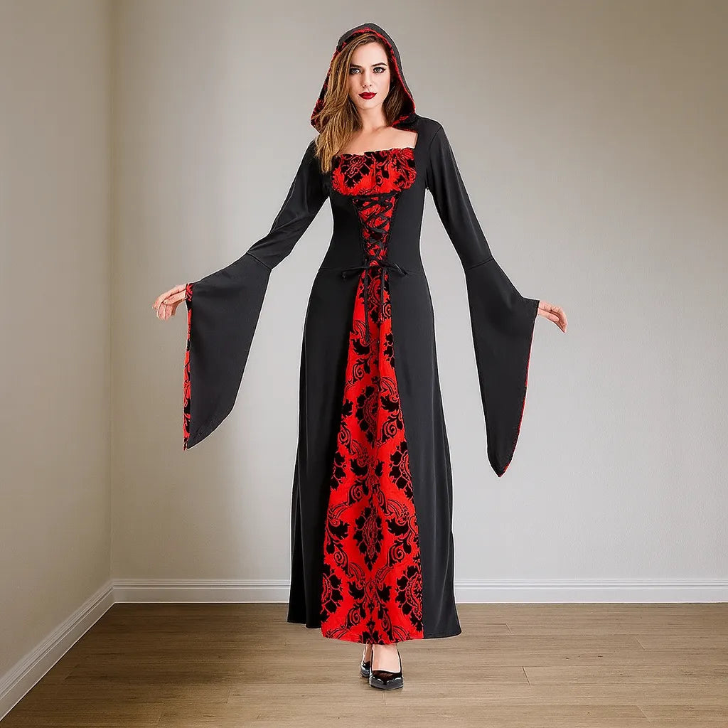 Robe Sirène à Manches Evasées