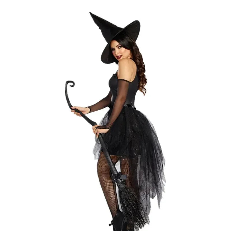 Robe Sorcière Sexy Design Noir