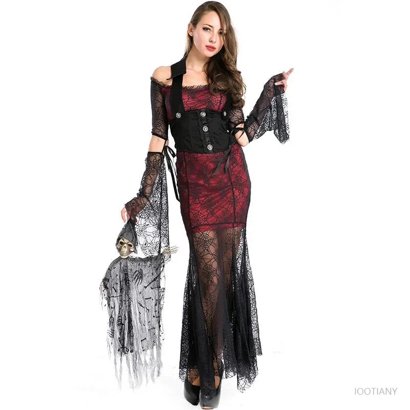 Robe Vampire Dentelle Femme Stylée
