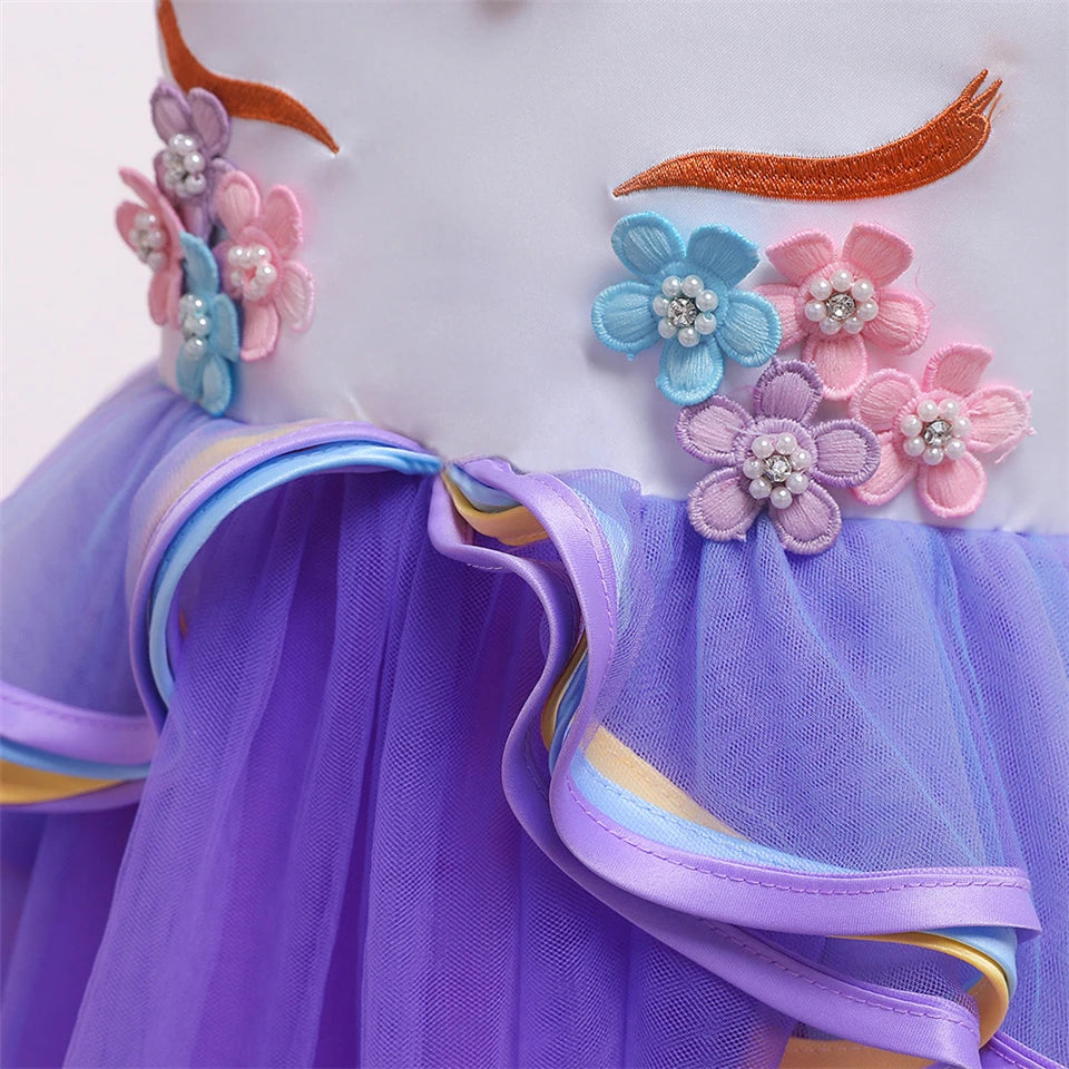 Robe Violette Licorne Raffinée chic