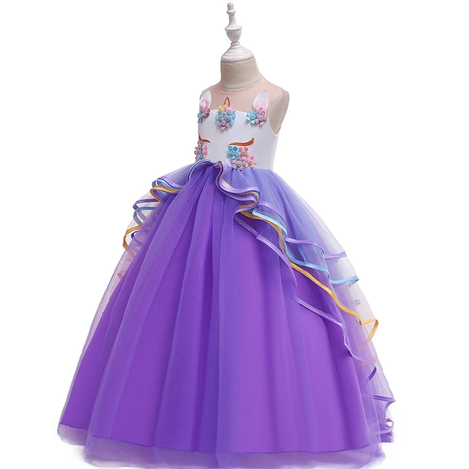 Robe Violette Licorne Raffinée léger