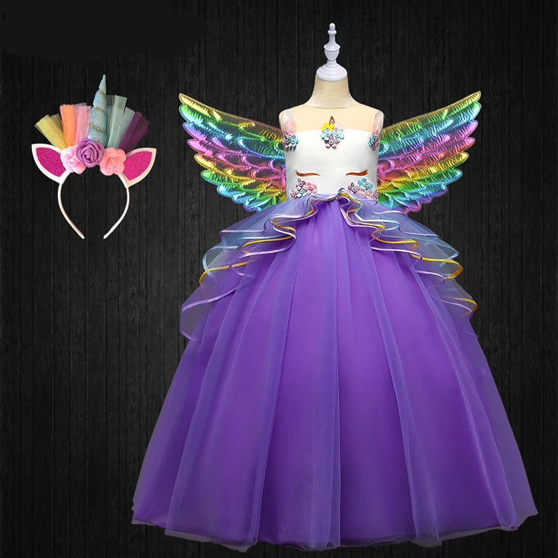 Robe Violette Licorne Raffinée stylé