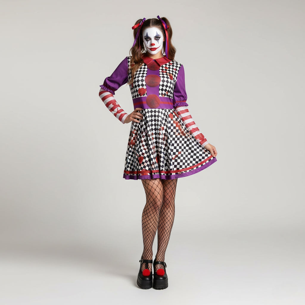 Robe de Clown Violette