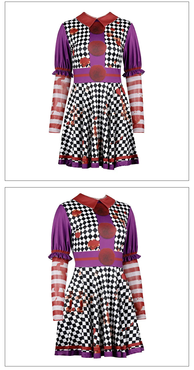 Robe de Clown Violette