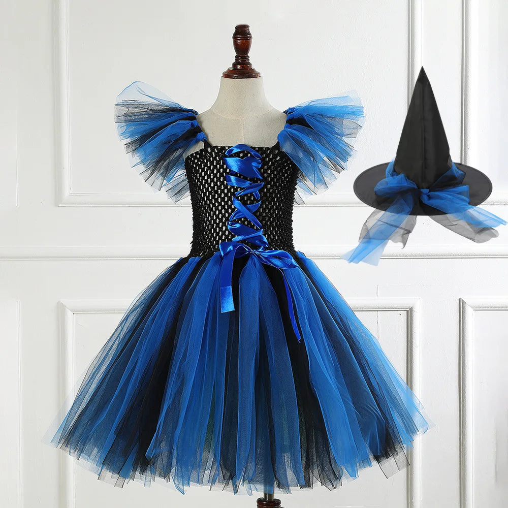Robe de Sorcière Bleue pour Fille stylé