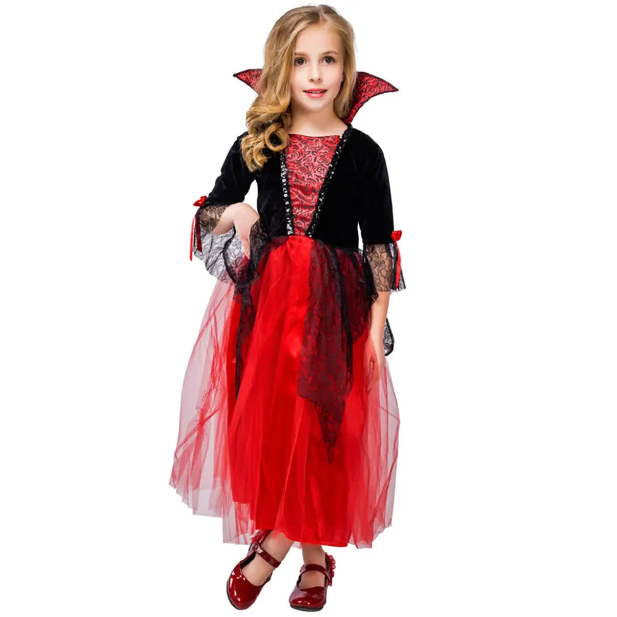Robe de Vampire Fille à Voile Kawai