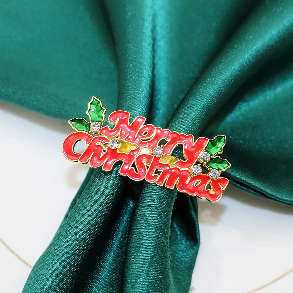 Rond de Serviette Merry Christmas