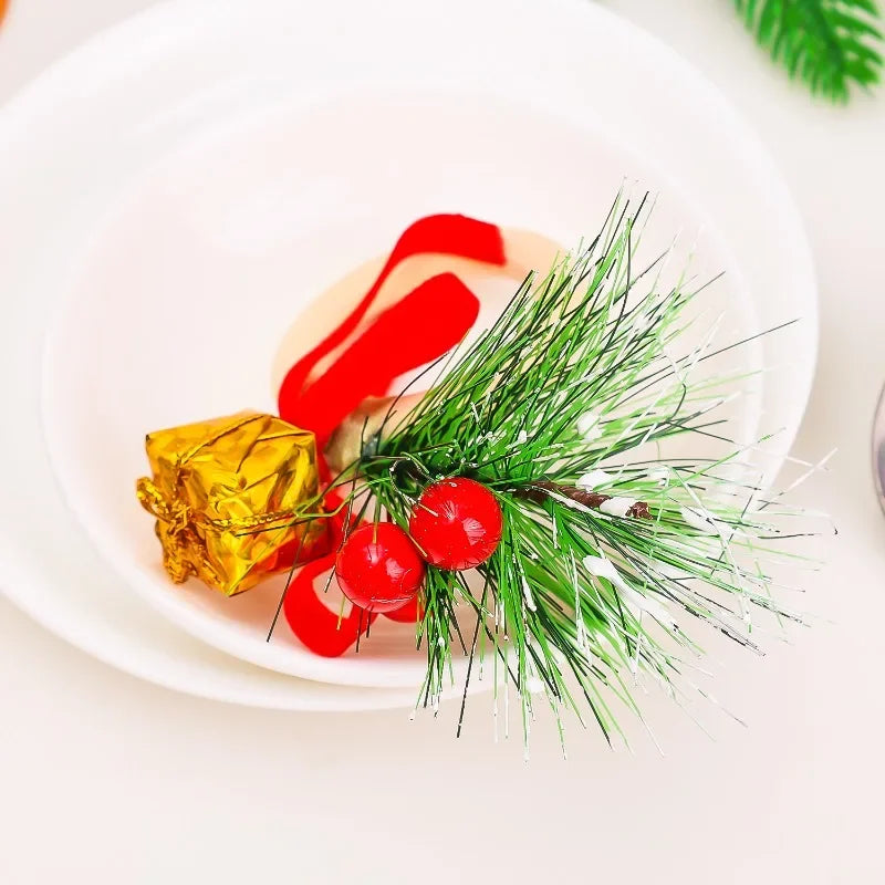 Rond_de_Serviette_No_l_Baies_Cadeau Stylé