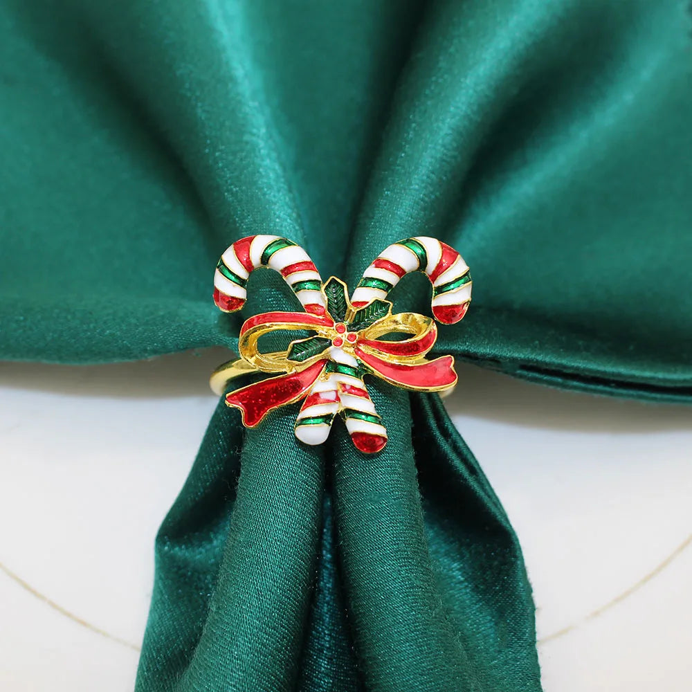 Rond de Serviette Noël Sucre d’Orge