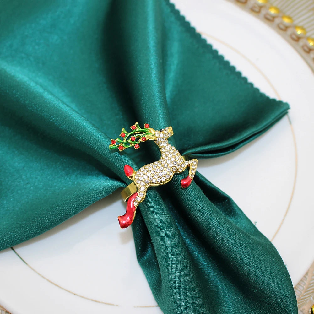 Rond de Serviette Renne de Noël
