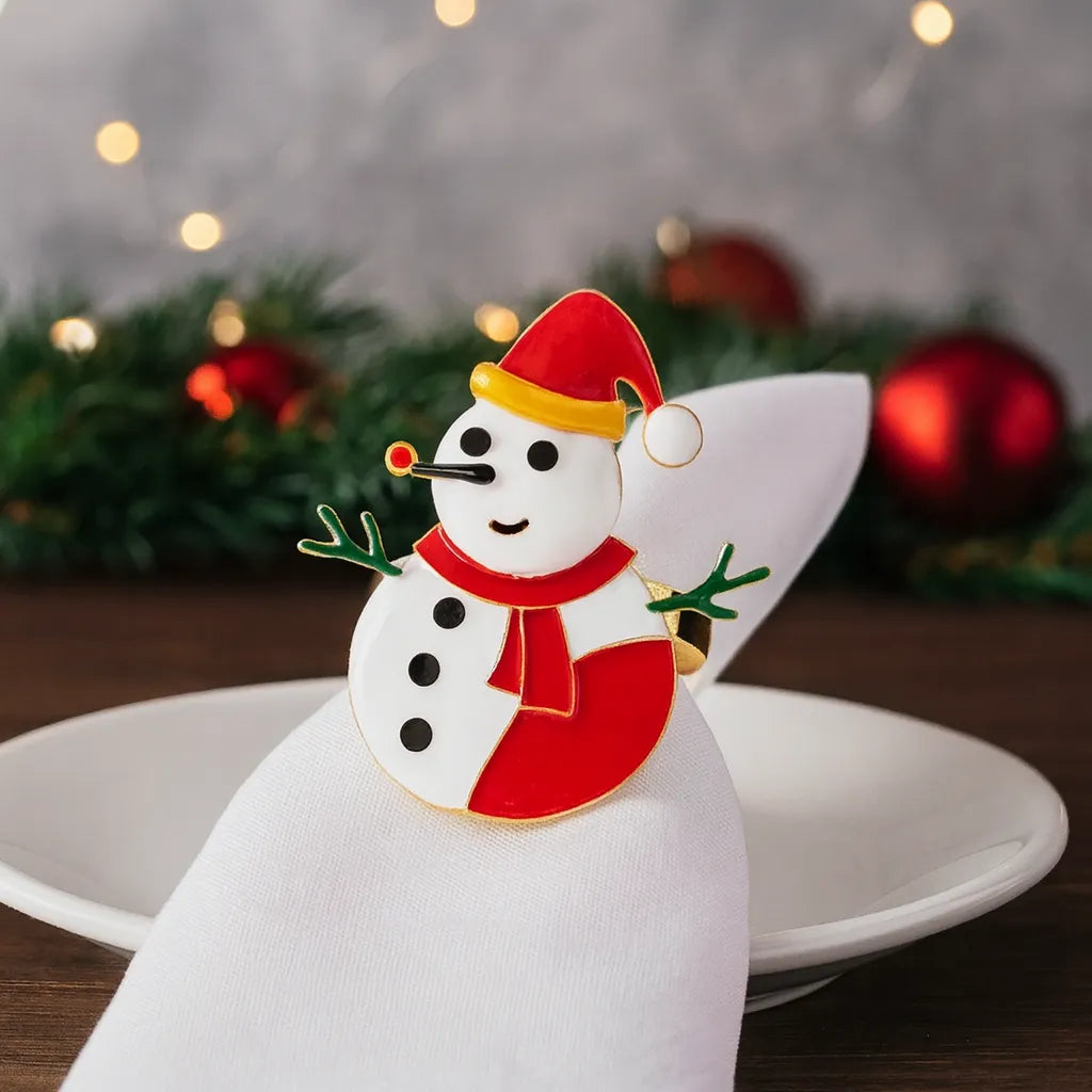 Rond de Serviette de Noël Bonhomme