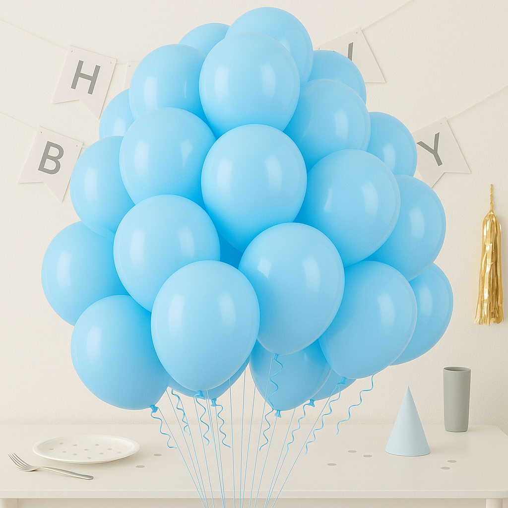 Ballons Anniversaire Bleus