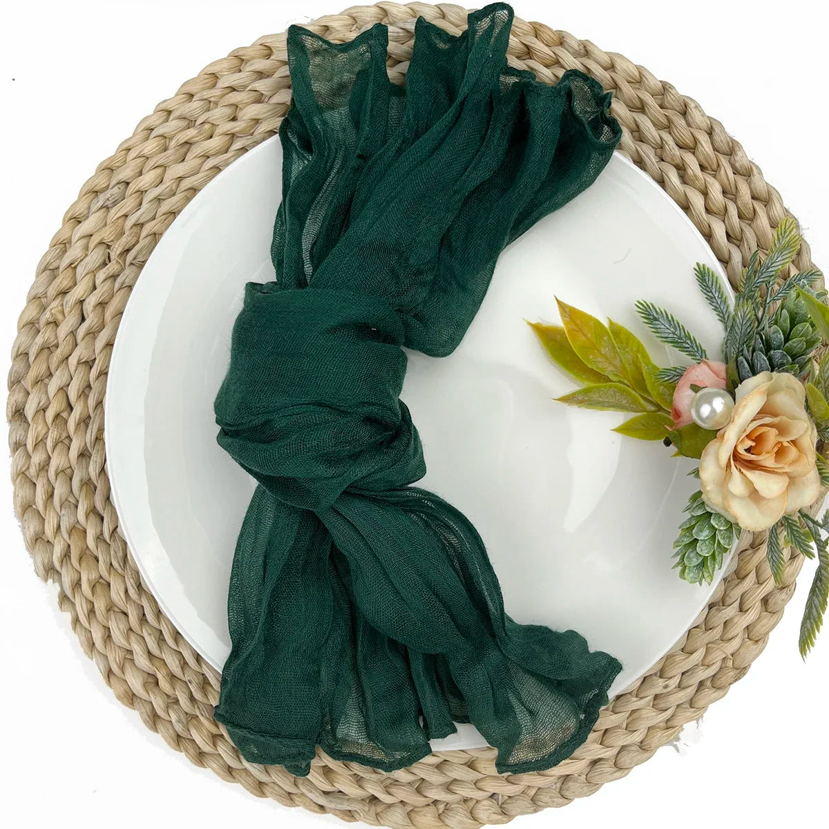 Serviette de Table Effet Froissé