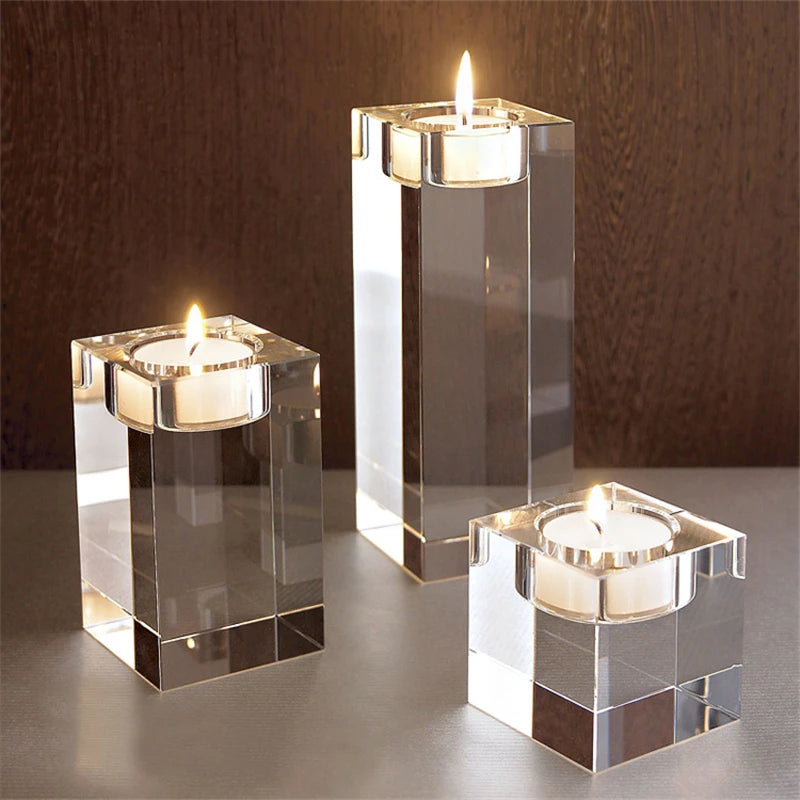 Bougeoir Centre de Table Moderne