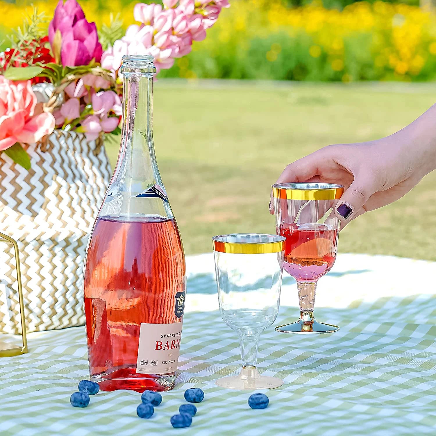 Verre a Vin Jetable Léger