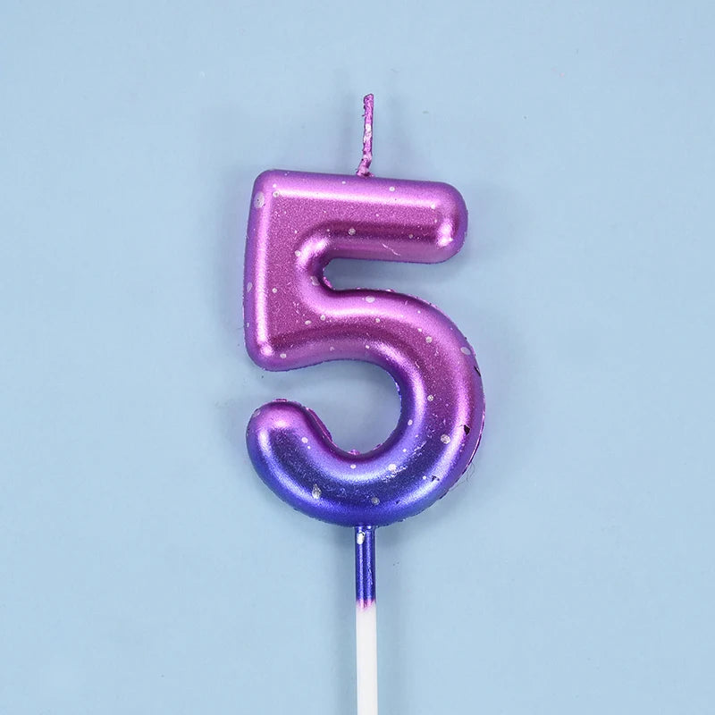 Bougie Anniversaire Rose et Violet