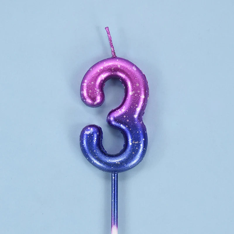 Bougie Anniversaire Rose et Violet