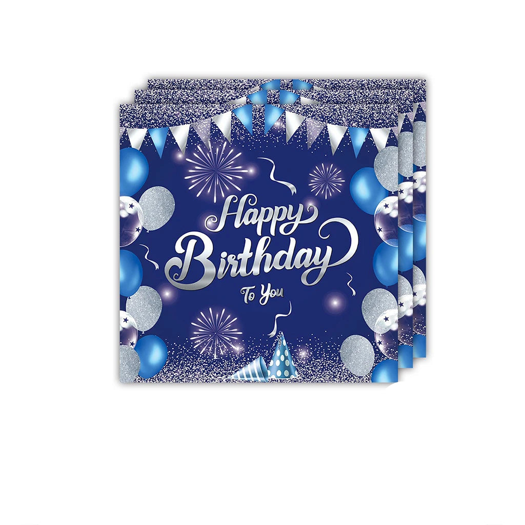 Serviette Jetable Bleu
