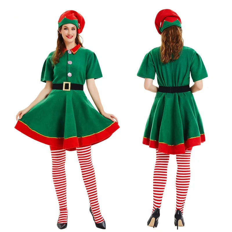 Costume Lutin Vert Noël