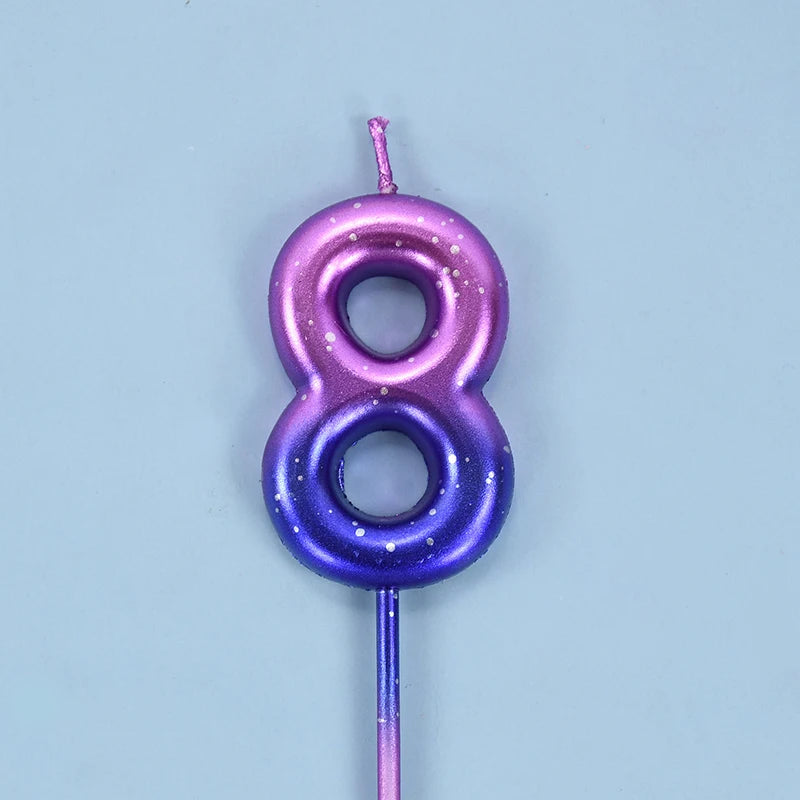 Bougie Anniversaire Rose et Violet