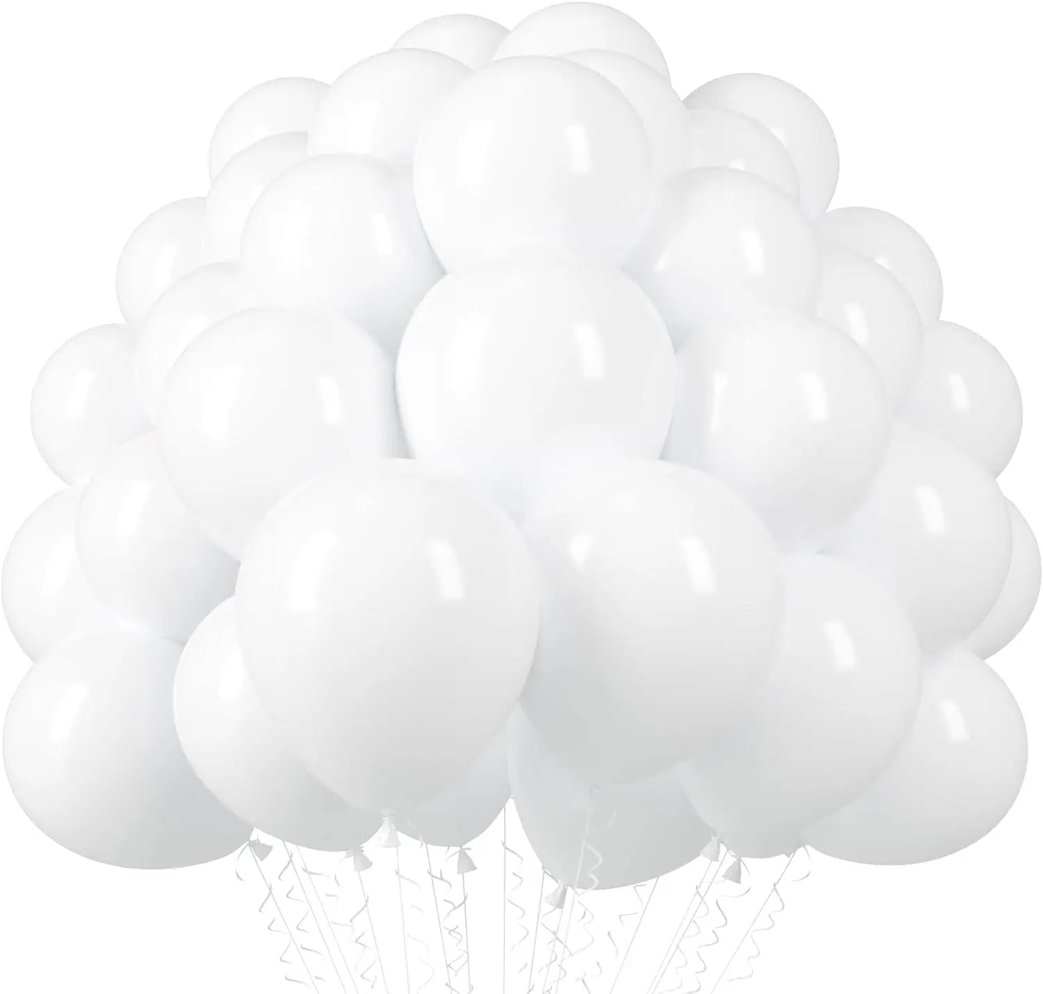 Ballons Anniversaire Blancs