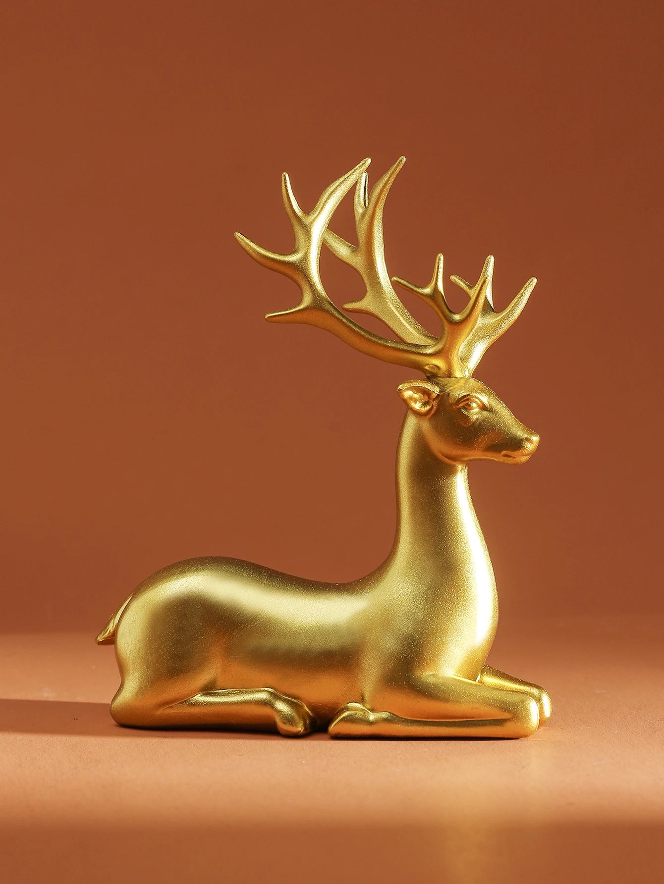 Déco Rennes de Noël Dorés